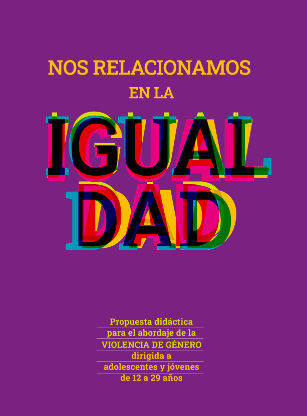 cover del manual titulado nos relacionamos en la igualdad